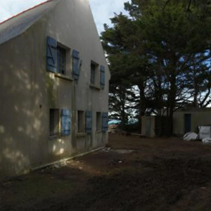 Assèchement des murs humides chantier vers LE CROISIC en face de Guérande en Loire-Atlantique-44- ROLLAND DES BOIS