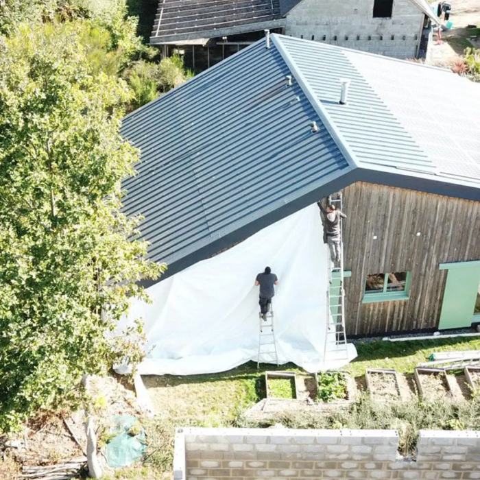 Chantier Traitement mérule air chaud à Nantes - ROLLAND DES BOIS