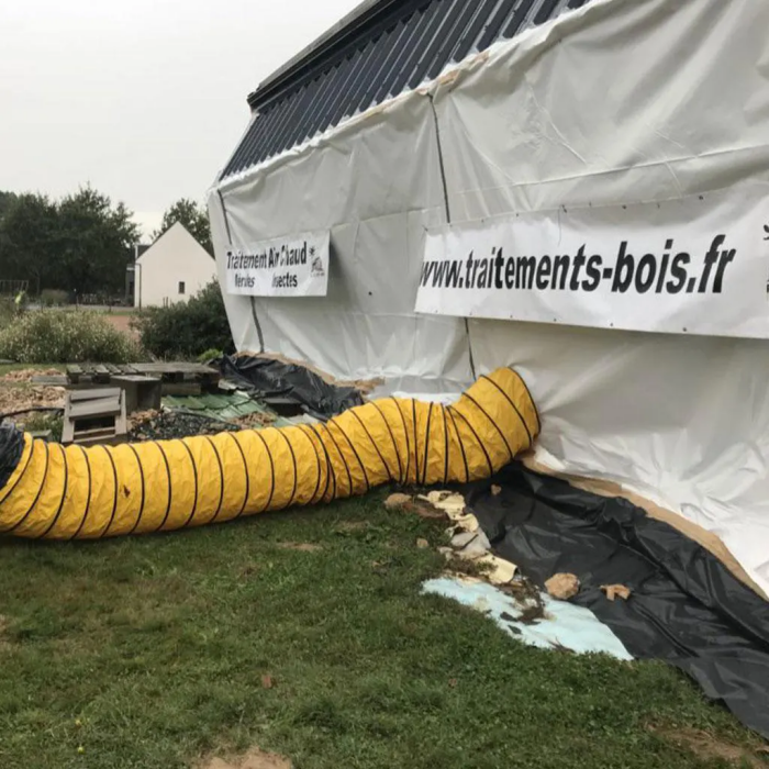 Traitement mérule air chaud - traitement bois - rolland des bois à Nantes, Châteaubriant... en Loire Atlantique (44)